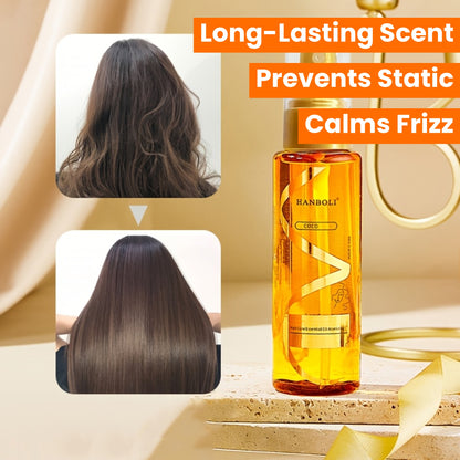 Luxurious Hair Fragrance Spray - Instantly Softens and Nourishes, Calms Frizz, Prevents Static, Long-Lasting Scent, No-Wash Beauty Solution - 100ml