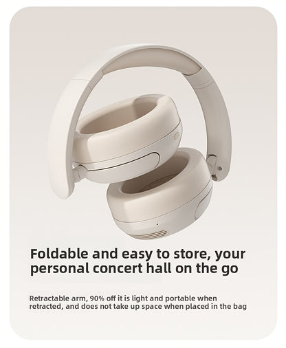 For Philips Wireless Over-Ear Headphones with ANC Noise Cancelling, 35-Hour Playtime, Foldable & Lightweight BT 5.4, USB-C Charging, High-Resolution Audio, Microphone, Heavy Bass - Ideal For Travel, Office, Mobile Phone, Comp