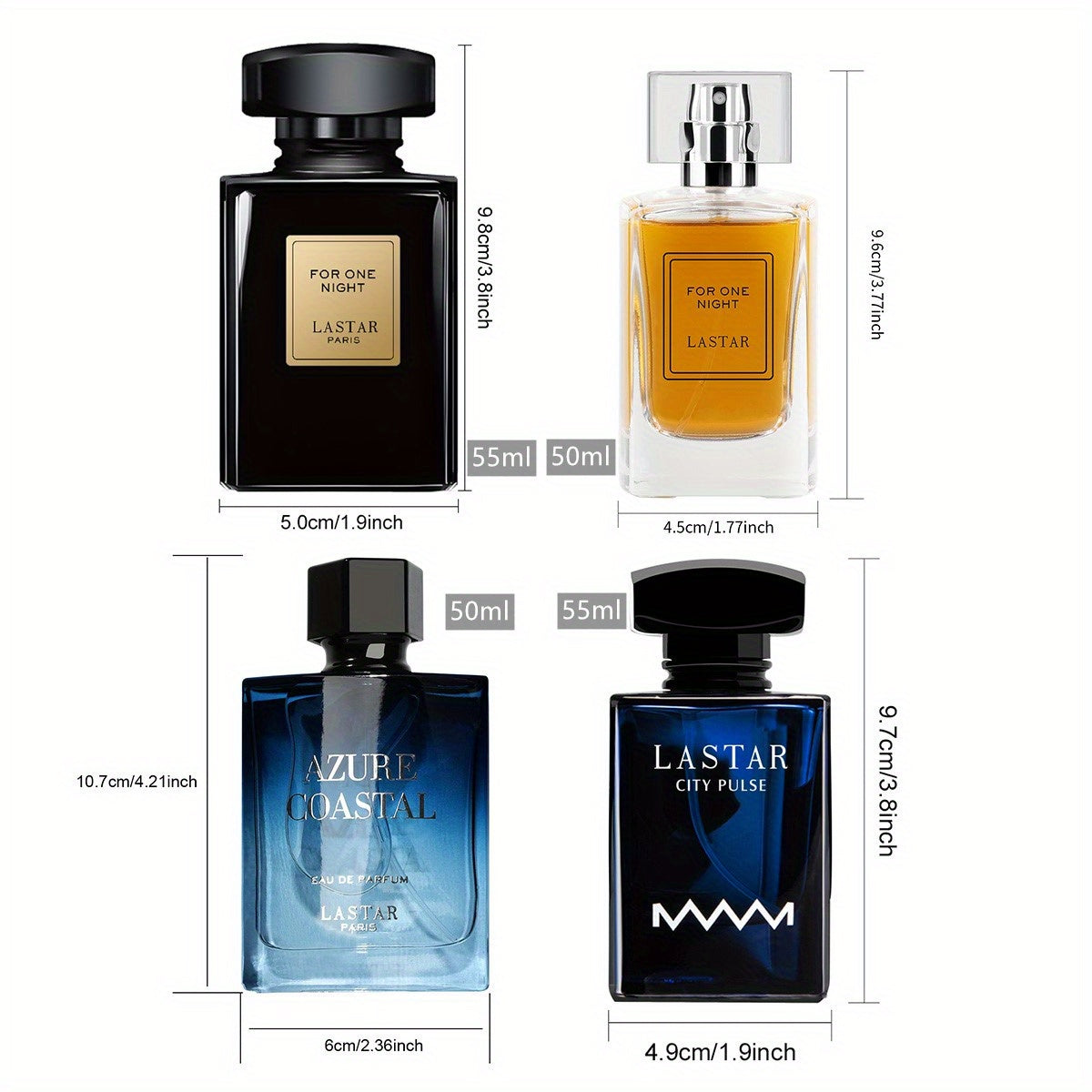 [4 Bottles] Cupid Fragrances for Men, Solve The Difficulty Of Choice, Pheromone Perfume, Show Your Charm, Perfume Gift, Individually Wrapped, Perfect for Dates And Travel, Ideal Birthday Or Christmas Gift for Yourself Or Frie