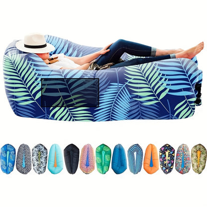 Inflatable Couch Cool Inflatable Chair. Upgrade Your Camping Accessories. Easy Setup is Perfect for Hiking Gear, Beach Chair and Music Festivals.
