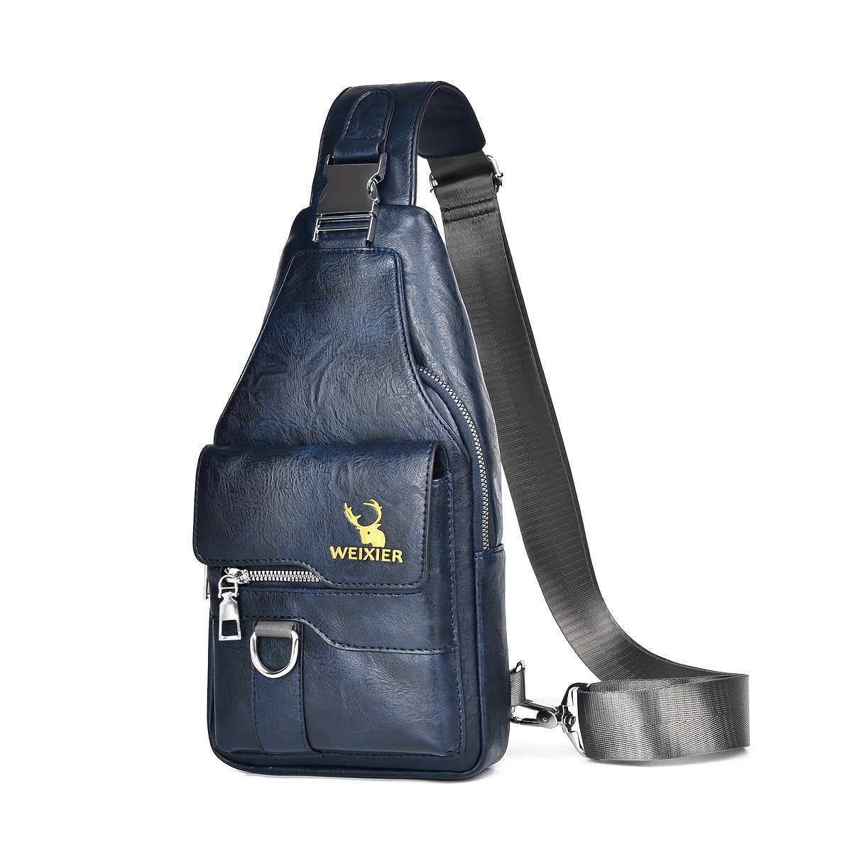 New and Wear-Resistant Men's Crossbody Bag, Handbag, Shoulder Bag, Chest Bag, Made of Wear-Resistant Fabric, with Large Capacity, Convenient to Carry, Suitable for Daily Work, Leisure, and Travel, Available in Multiple Colors