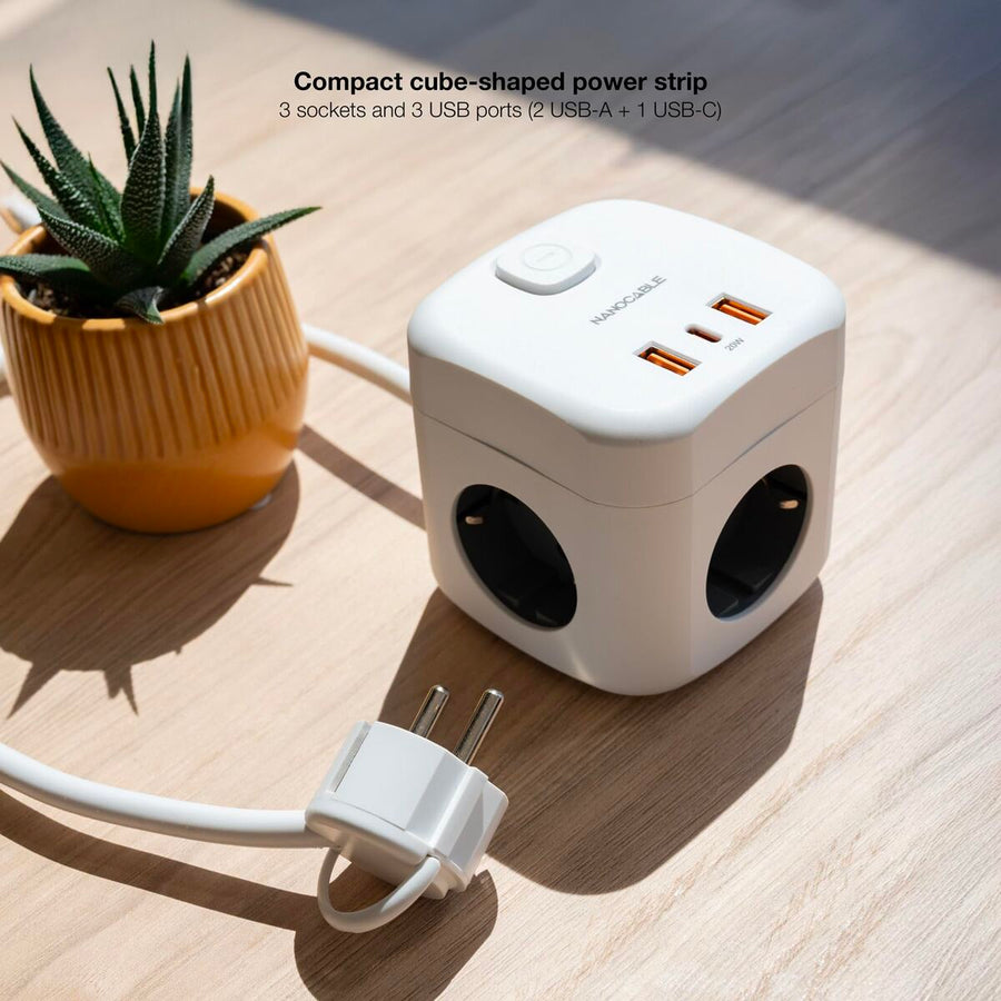 Entrelinha NANOCABLE 10.37.0011 Branco (1,4 m)