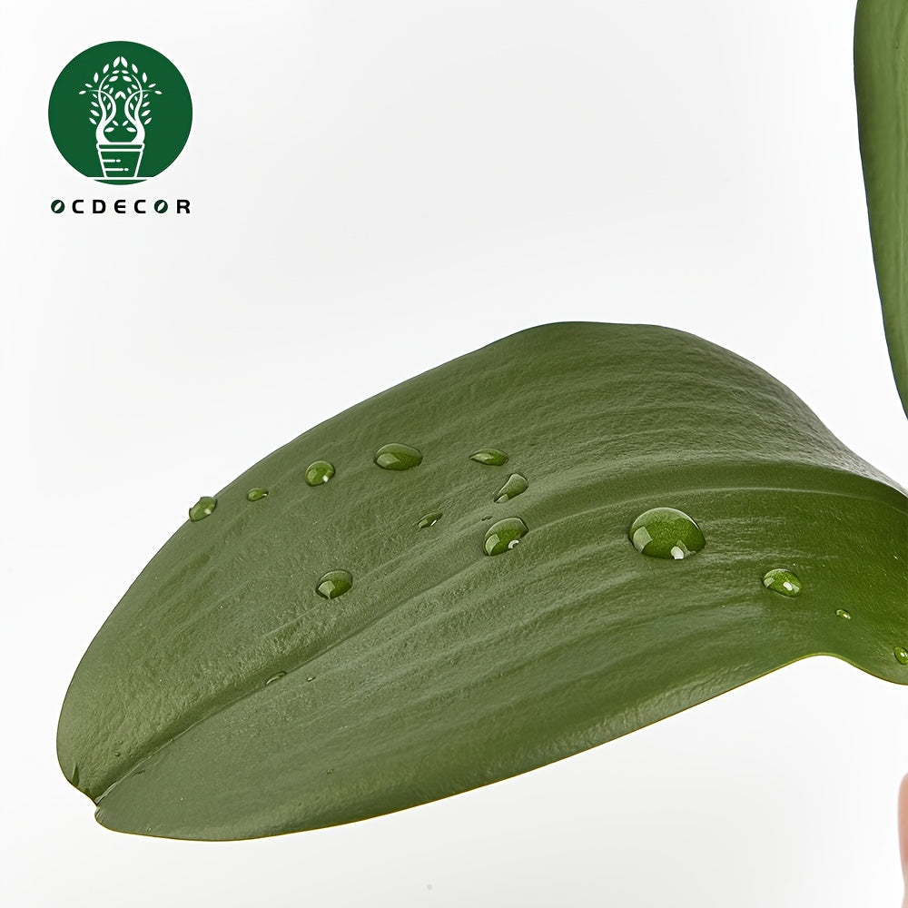 1pc, Faux Orchid, Potted Plant, Potted Flower Ornament Decorative Flower Plant, Photo Props, Outdoor Decor, Home Decor, Mother's Day Gifts Birthday Gifts