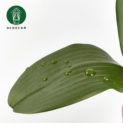 1pc, Faux Orchid, Potted Plant, Potted Flower Ornament Decorative Flower Plant, Photo Props, Outdoor Decor, Home Decor, Mother's Day Gifts Birthday Gifts