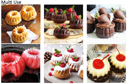 45pcs/set, Silicone Baking Set, Nonstick Bakeware Set Baking Cookie Sheets Cake Muffin Bread Pan, Loaf Pan, Cake Pan, Pizza Pan, Mini Cupcake Mold, Bundt Pan, Charlotte Cake Pan, Measuring Cup And Spoon, Baking Tools