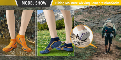 6 Pairs Unisex Trainer Socks, Short Padded Running Socks, Breathable Cotton Sports Socks