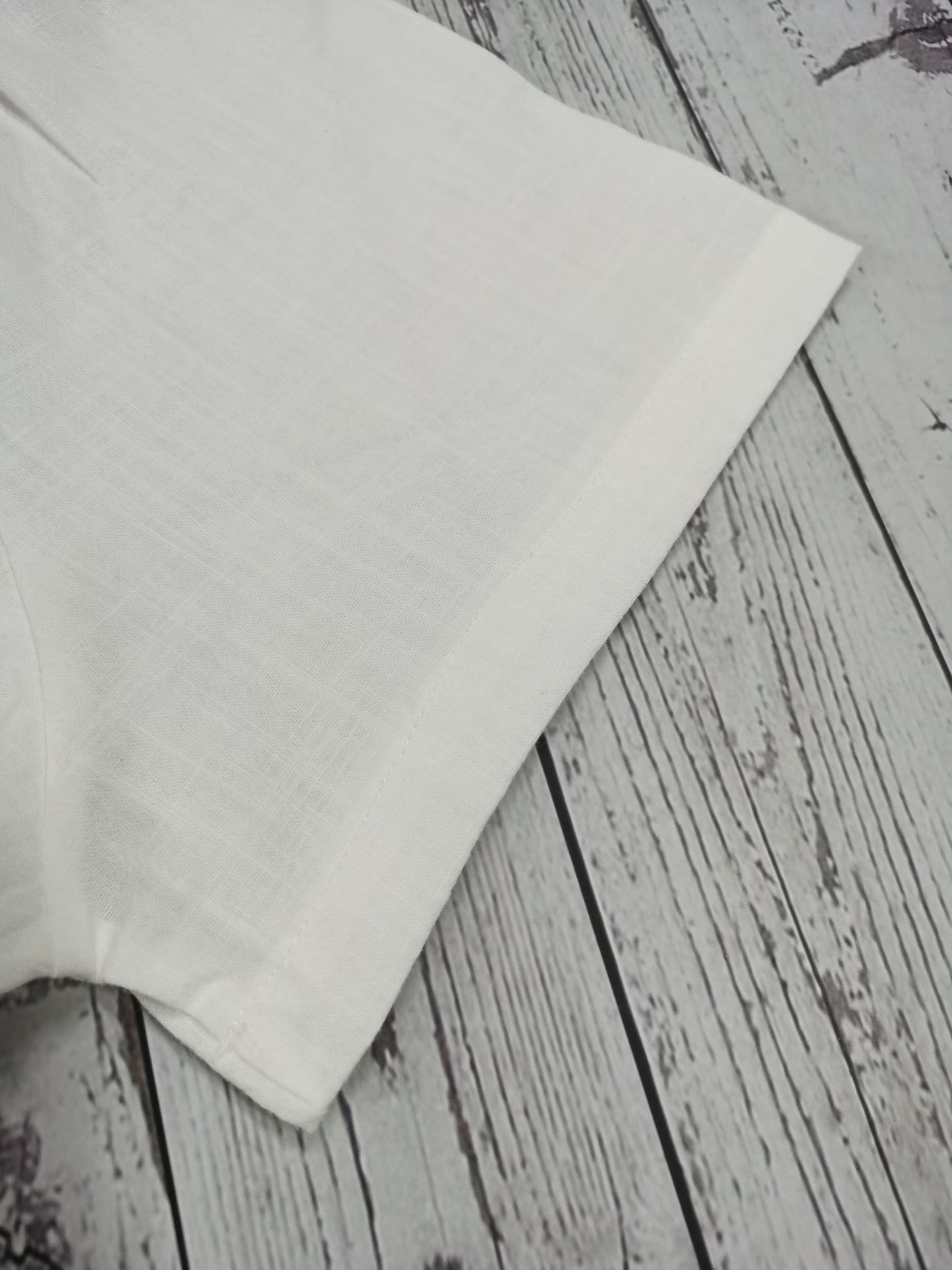 Men's Shirt Top, Solid Band Collar Short Sleeve Closure Summer Male Casual Henley Shirt For Daily Business Formal Shirts For Men