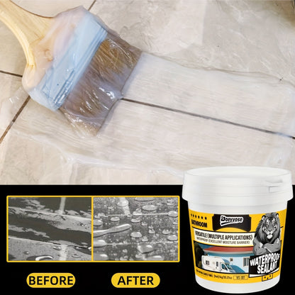 1kg/35oz DOEYVOSE Heavy-Duty Waterproof Sealant - Quick-Drying No-Residue Waterproofing Coating, Strong Adhesive for Ship Decks, Floors, Basements, Roofs, - & DIY Leakproof Seal (1kg Tube)