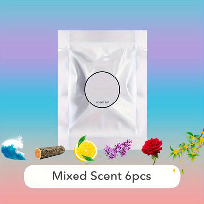 6 pastilhas de fragrância para automóvel, aromatizador de ar automóvel Pilot Bear, recarga de perfume para saída de ar do automóvel, acessórios para automóvel, aroma de longa duração.