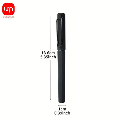 2/5pcs innovative black neutral pen with 0.7mm tip elastic clip design for smooth writing, good hand feel, clear handwriting, note taking pen for daily problem-solving and painting use. Back to season