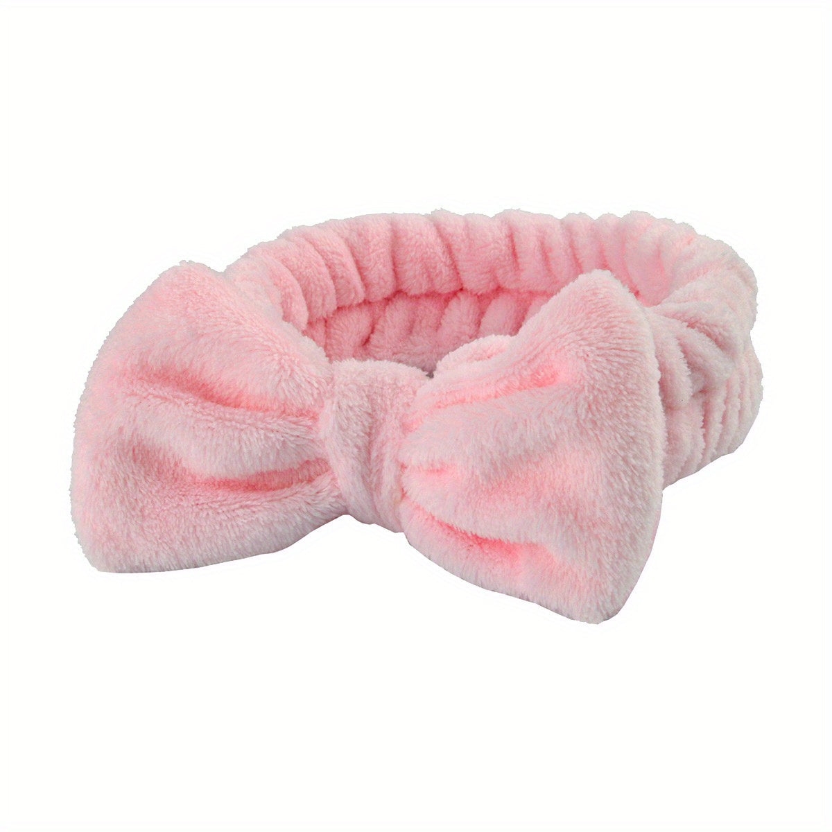 1pc/3pcs Cute Bow Hair Band And Wristband Set, Women Spa Headband For Washing Face, Makeup Hair Band, Skincare Headbands