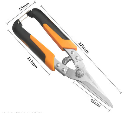 Professional Industrial Shears, JRF Stainless Steel Scissors, Tin Snips For Metal Sheet & PVC Pipe Cutting