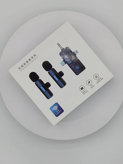 3.5mm Jack 3-in-1 Professional Wireless Lavalier Microphone with Noise Cancelling, Clear Sound, High Sensitivity, 2.4GHz Receiver, Stable Transmission - Ideal for Computers, Cameras, Laptops, Online Teaching, Conferences, Tou