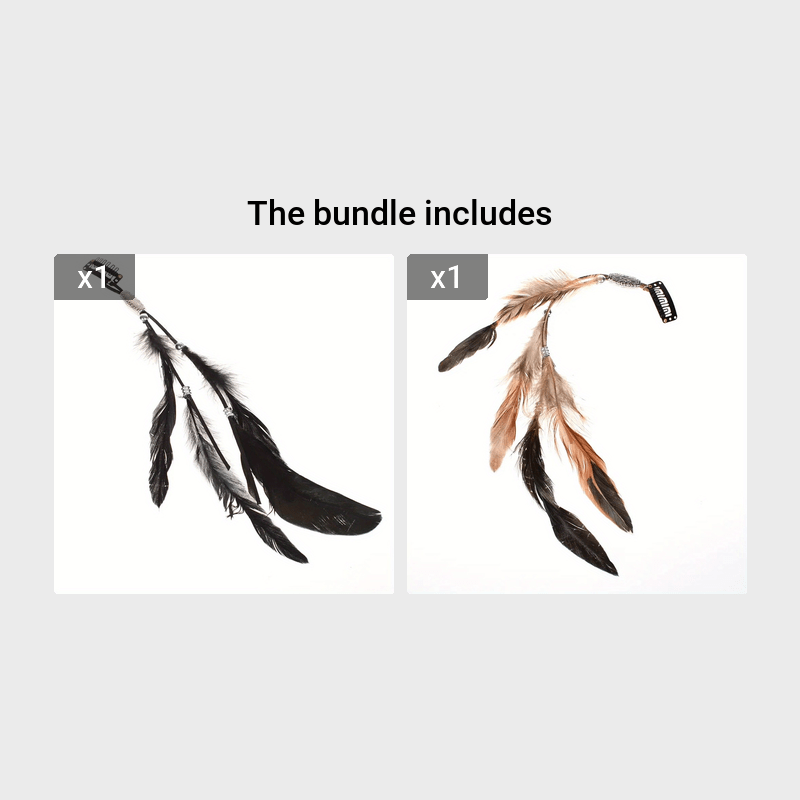 1pc Faux Feather With A Snap Clip Boho Style Feather Tassel Hair Extension Hair Clip For Women Daily Use