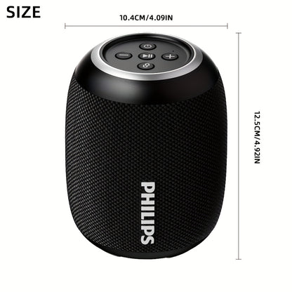 Philips TWS Stereo Wireless Speaker System - Portable Smart Speaker with App Control, -C/Power Bank Compatible, Low- Indicator, Compatible with Smartphones/PC/Tablet/DVD/Smart Speakers, - Sound for Home & Outdoor (No