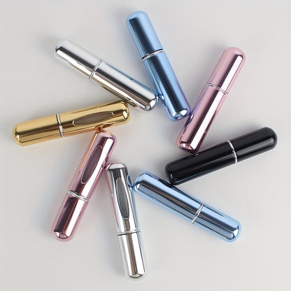 5pcs Mini Perfume Atomizer: Portable, Refillable, and Travel-Friendly Fragrance Bottles - 5ml