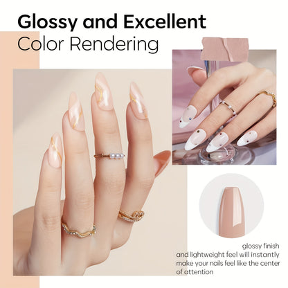 11Pcs/Set Dip Powder Nail Kit Starter 4 Colors Nude Skin Tone Golden Glitter Neutral Acrylic Dip Powder Liquid Set With Base Coat And Top Coat Activator For French Manicure Salon