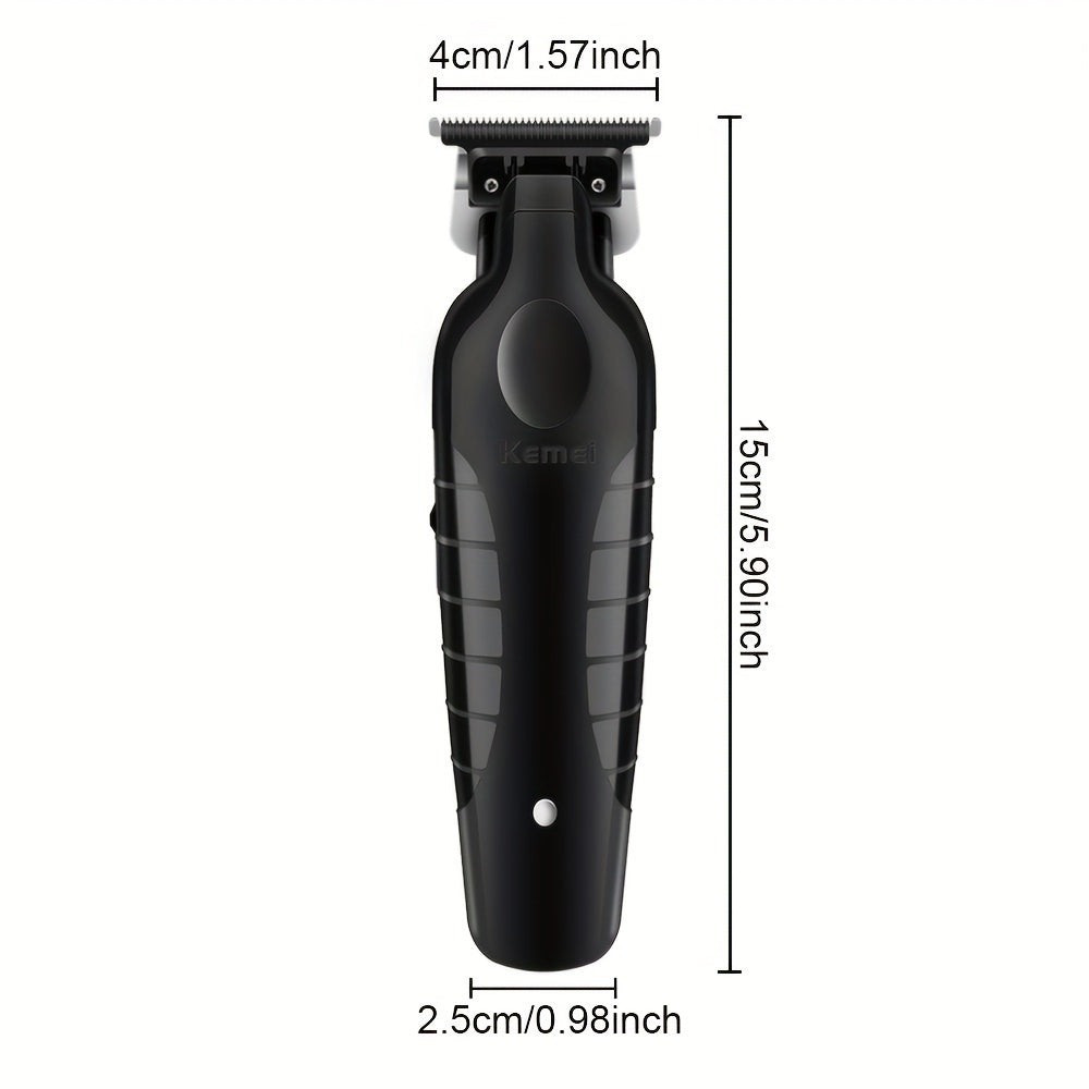 Kemei KM-2299 Professional Hair Clippers, USB Rechargeable Electric Hair Trimmer, Oil-Head Engraving Scissors, Powder Metallurgy Heads, Lithium Battery-18650 Series, ≤36V Operating Voltage, Salon Quality Hair Styling and Sh