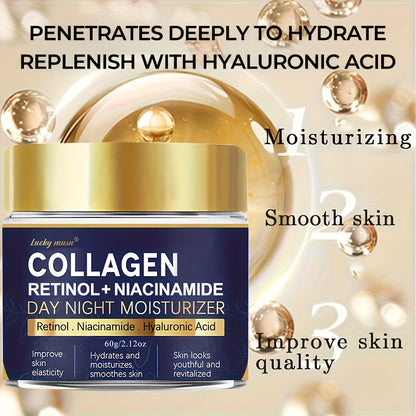 Lucky Musn Collagen Retinol Niacinamide Day and Night Moisturizer