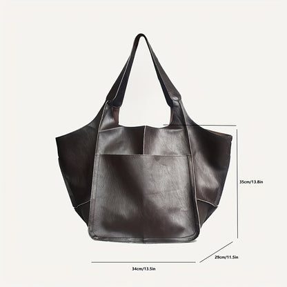 New Simple Women's       Large Capacity Tote for Shopping and Daily Commuting