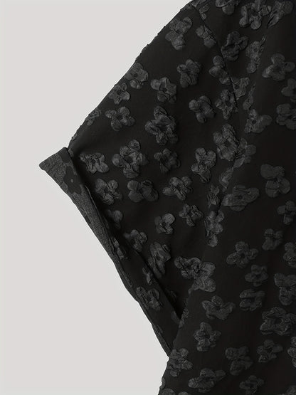 INCERUN Men's Bohemian Floral Print Casual Shirt - Loose Fit, Button-Down, Polyester Blend, Machine Washable