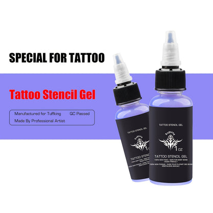 Tattoo Transfer Gel Tattoo Design Transfer Cream Gel, Professional Stencil Primer Tattoo Skin Solution Gel For Tattoo Supplies Accessories