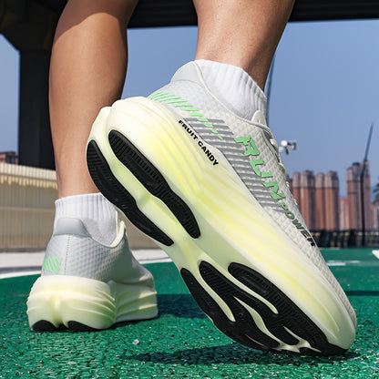 Men's Lightweight Breathable Running Shoes - Stability Low-Top Design with Durable Rubber Sole for Road, Trail & Gym Training - All-Season Comfort, Extended Sizes, Unisex-Friendly (Black/Orange), Fitness Footwear, Sleek Sport