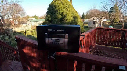 Estação de energia solar ALLPOWERS S2000 Pro com painel SP033 incluído, estação de energia portátil MPPT de 2400 W com 1 painel solar dobrável de 200 W, energia solar de reserva para roulottes, carrinhas, casas e campismo ao ar livre.