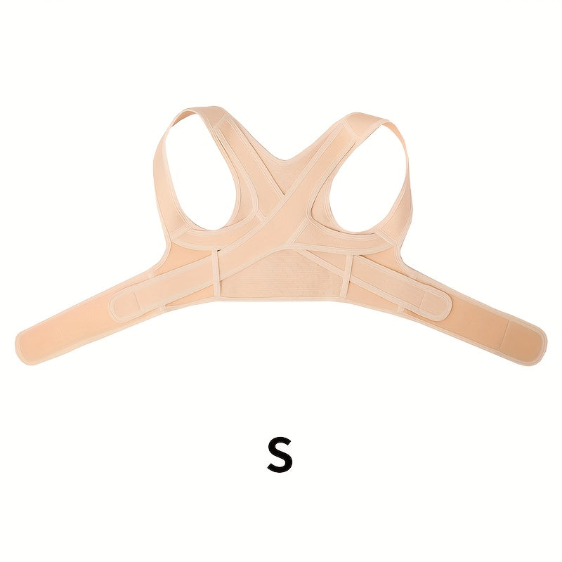 Adjustable Posture Brace with Thoracic Lumbar Support - Back, Hunchback & Round Shoulder, Comfortable Body Support Belt for &, Ideal for Scoliosis, Osteoporosis (Black)