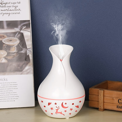 1pc AromaWave USB Powered Aromatherapy Diffuser - Multi-Functional Air Purifier, Facial Humidifier, and Room Freshener with Swab and Spring - Ideal for Office, Bedroom, Living Room - Plastic Material