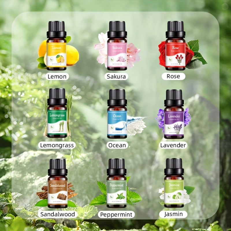 1pc Essential Oil For Aroma Diffuser Humidifier, Home Air Freshener, Car Fragrance