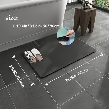 Extra Absorbent Bath Mat - Quick-Dry, Non-Slip Floor Mat, Soft and Comfortable, Suitable for Bathroom, Toilet, Shower, Laundry Room, Bedroom, Living Room, Kitchen, Door Mat