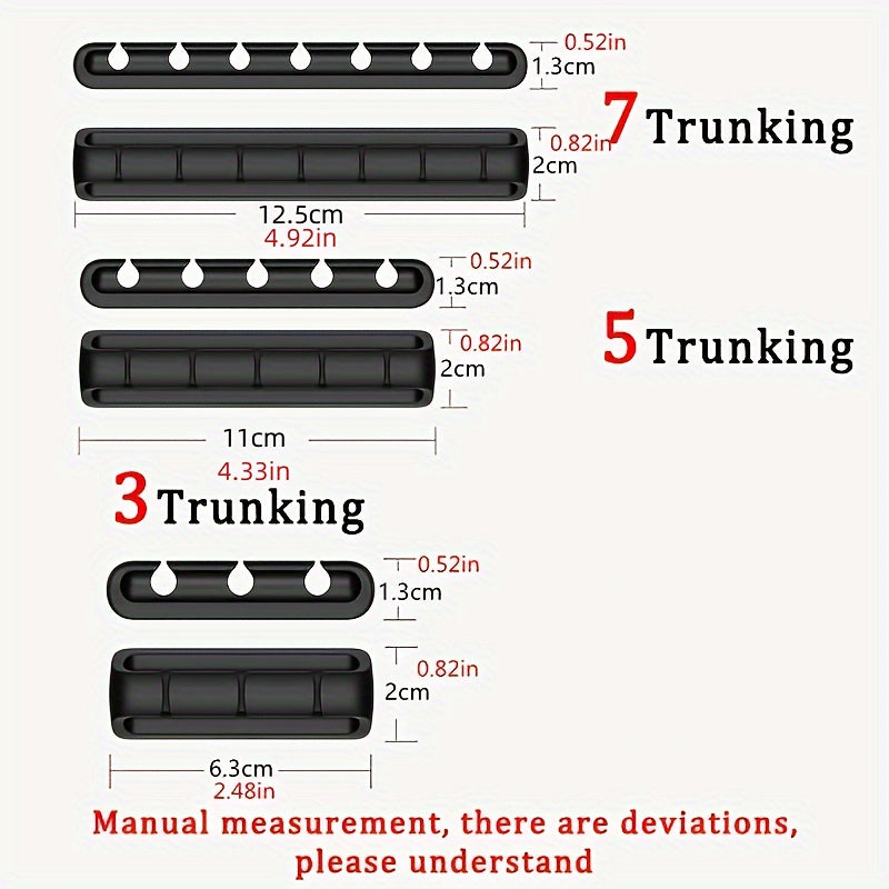 3/5/7 Holes, Multi-Functional Cable Organizer For Wire Slot, USB Cable Fixing Hub, Life Tools
