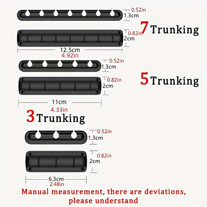3/5/7 Holes, Multi-Functional Cable Organizer For Wire Slot, USB Cable Fixing Hub, Life Tools