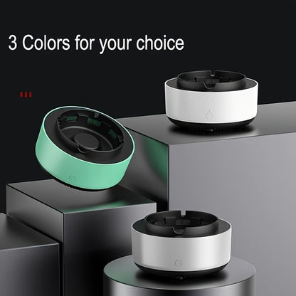 Smart Ashtray Air Purifier - Instant Odor Elimination, Battery-Powered (AA Batteries Not Included), Perfect for Home & Gifts