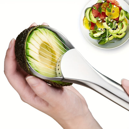 Avocado Slicer and Pitter - Multifunctional Avocado Cutter, Core Separator, Mincer, and Peeler for Home Kitchen Accessories