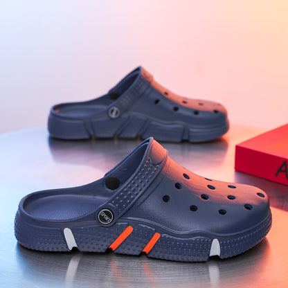 Unisex Clogs, Garden Shoes, Lightweight Non Slip Slides Slippers, Casual Hollow Out Beach Sandals, adult's footwear
