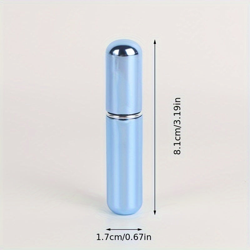 5pcs Mini Perfume Atomizer: Portable, Refillable, and Travel-Friendly Fragrance Bottles - 5ml