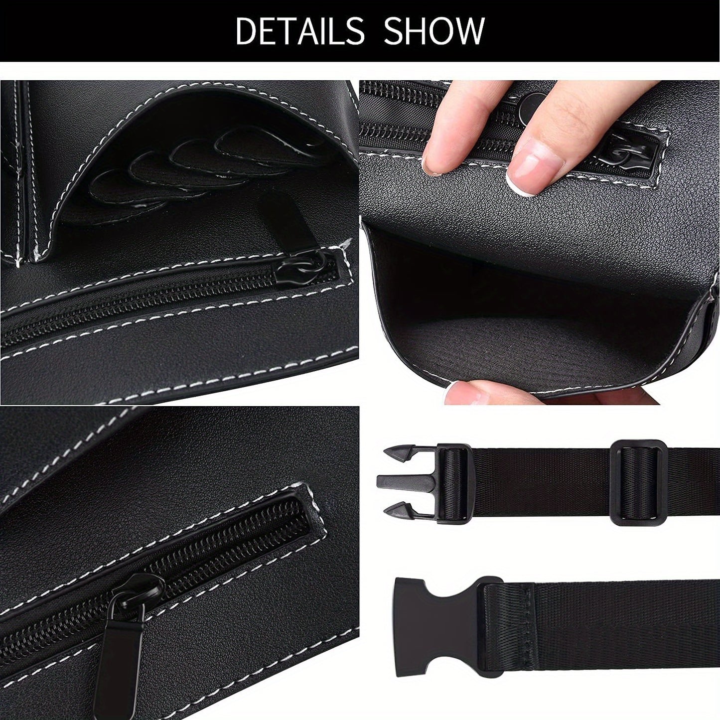 Professional Hairdresser Scissor Bag with Waist Belt - Durable PU Leather Storage Holster for Hair Salon Tools and Accessories
