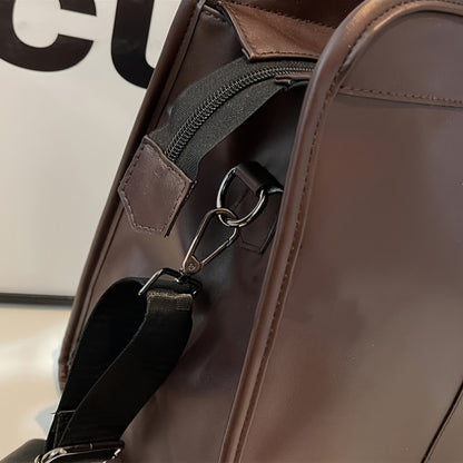 Women'S Large Capacity Crossbody Bag - Convertible Shoulder Purse with Adjustable Strap, Zipper Closure, Spacious Interior for Work, School, Travel, Everyday Use - Synthetic Handbag in /, Minimalist Women'S Designer Bag for P