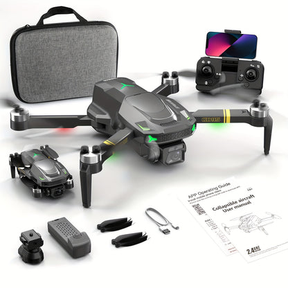 1pc Quadcopter Drone, GD95 Foldable Drone, Equipped with SD Dual Camera And Infrared Obstacle Avoidance Head, 2000mAh Capacity Battery, with Optical Flow Hovering Function, One-key Start, Suitable for Beginners