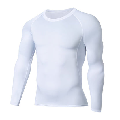 Men's Slimming Long Sleeve T-shirt, Compression Sweat Fitness Training Base Layer, Men's Waist Sculpting Sports Shapewear