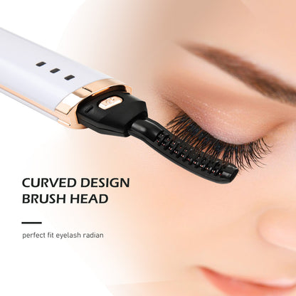 Long-Lasting Portable Electric Eyelash Curler with Heated Technology - Perfect Gift for Women