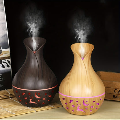 1pc AromaWave USB Powered Aromatherapy Diffuser - Multi-Functional Air Purifier, Facial Humidifier, and Room Freshener with Swab and Spring - Ideal for Office, Bedroom, Living Room - Plastic Material