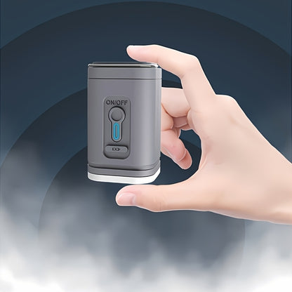 2-in-1 Portable Cordless Electric Air Pump with Built-in LED Light - Rechargeable Lithium Battery Outdoor Camping Gear for Inflatables, Tents, and Emergency Lighting