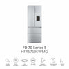 Frigorífico Combinado Haier HFR5719EWMG 190 Prateado