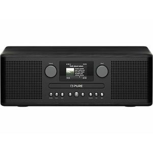 Pure CLASSIC A-D6I Portable Radio, Black, FM, Retro